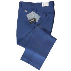 NWT Black Tie Dress Pants Mens Size 33x34 Blue Formal Wool Suit Wedding